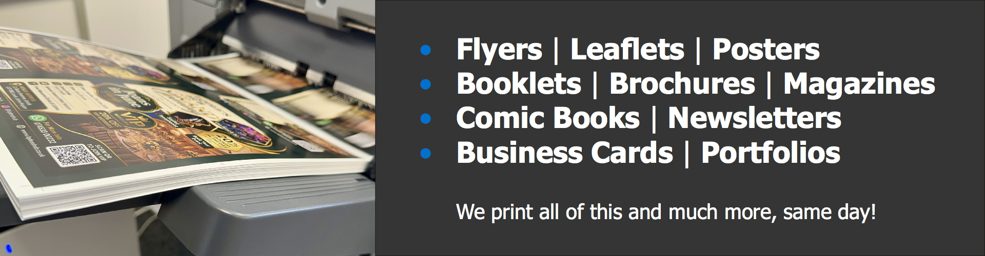 Photo of Flyer Printing In Leeds, Yorkshire